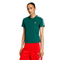 adidas Originals 3-Stripes Slim T-Shirt - adidas Bold Green/White Team Dark