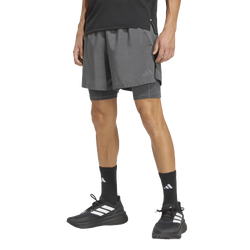 Men's - adidas adi365 Formotion Iconic 5 Pocket 2n1 Short - Grey