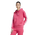 adidas Essentials 3-Stripes Fleece Hoodie - Women's White/Power Pink