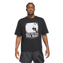 Men's - adidas Anthony Edwards Action T-Shirt - Black/White