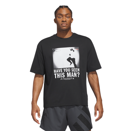 adidas Anthony Edwards Action T-Shirt - adidas Black/White