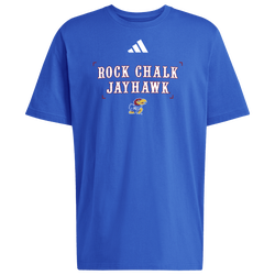 Men's - adidas NCAA SLGN Short Sleeve T-Shirt - Royal