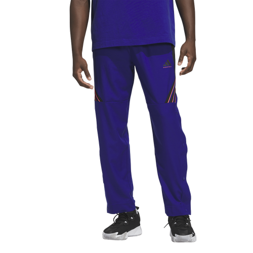 adidas CrazyLite Woven Basketball Pants - adidas Solar Turbo/Mystery Ink Black