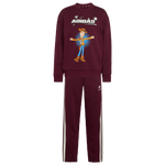 Maroon/Off White