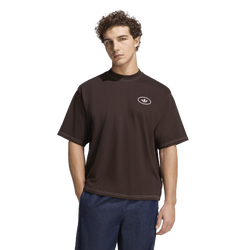 Men's - adidas Shoemaker T-Shirt - Aurora Coffee/White