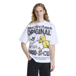 Men's - adidas Duck Graphic T-Shirt - White/White