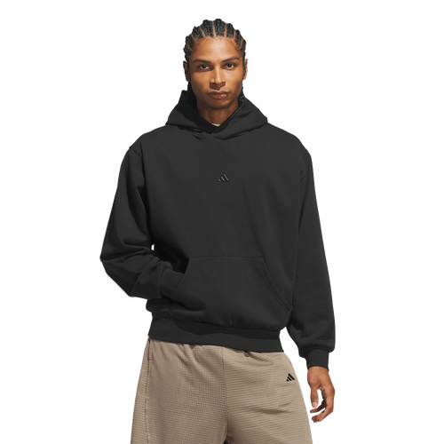  - adidas Basketball Fleece Hoodie - Black