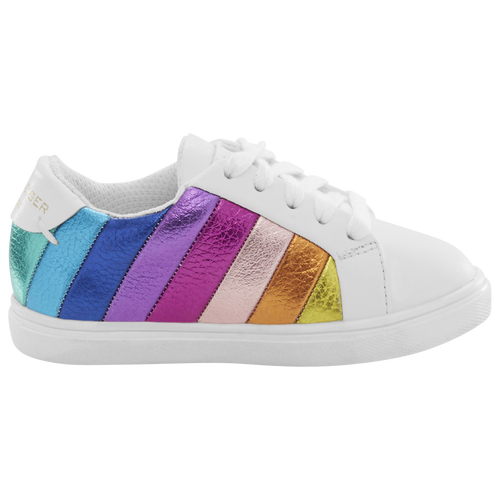 

Girls Kurt Geiger Kurt Geiger Mini Lane Stripe - Girls' Toddler Shoe White/Multi Size 08.0