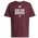 adidas College Slogan Short Sleeve T-Shirt - Men's Maroon