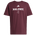 adidas College Slogan Short Sleeve T-Shirt - Men's Maroon