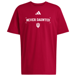 Men's - adidas NCAA SLGN Short Sleeve T-Shirt - Red