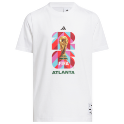 Boys' Grade School - adidas FIFA World Cup 26 Host City Atlanta Tee - White