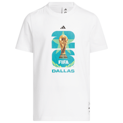 Boys' Grade School - adidas FIFA World Cup 26 Host City Dallas Tee - White