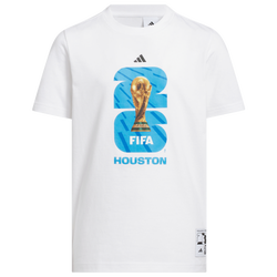 Boys' Grade School - adidas FIFA World Cup 26 Host City Houston Tee - White