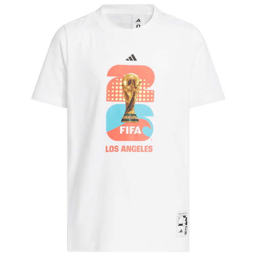 BOYS - adidas FIFA World Cup 26 Host City Los Angeles Tee - White