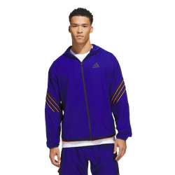 Men's - adidas Crazy Lite Basketball Jacket - Mystery Ink/Black