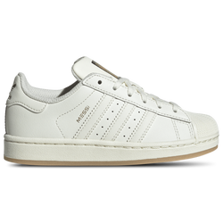 Boys' Preschool - adidas Superstar Messi - Ivory/Ivory/Gold Metallic