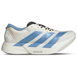 Men's - adidas adizero adios Pro 4 - Off White/Light Blue/Bright Red