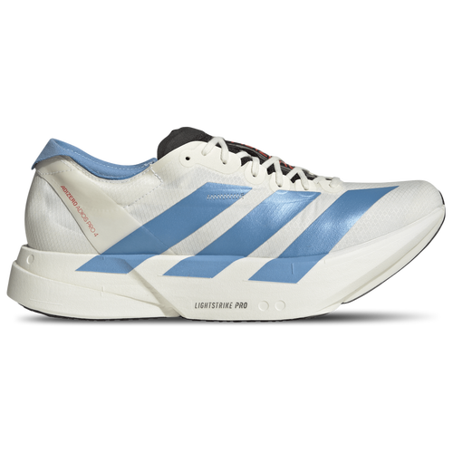 adidas adizero adios Pro 4 - adidas Off White/Light Blue Bright Red