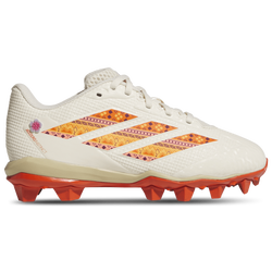 Boys' Grade School - adidas Adizero Instinct 2.0 MD K - Wonder White/Impact Orange/Footwear White