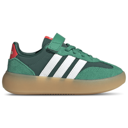 Boys' Preschool - adidas Barreda Decode Elastic Lace & Hook - Collegiate Green/Footwear White/Lucid Red