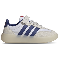 Boys' Preschool - adidas Barreda Decode Elastic Lace & Hook - Footwear White/Mystery Ink/Pure Ruby