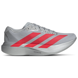 Men's - adidas Adizero Evo SL 2 - Silver Metallic/Lucid Red/Iron Metallic