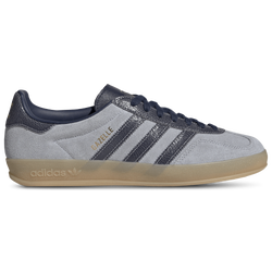 Men's - adidas Originals Gazelle - Halo Silver/Night Indigo/Gum