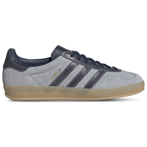 MENS - adidas Originals Gazelle - Halo Silver/Night Indigo Gum
