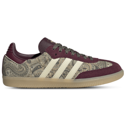 Women's - adidas Originals Samba - Maroon/Warm Vanilla/Olive Strata