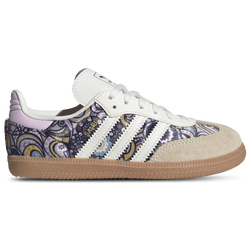 Boys' Preschool - adidas Originals x Liberty London Samba OG - Core White/Orchid Fusion/Gum