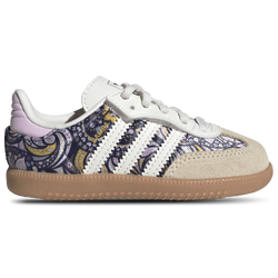 Boys' Toddler - adidas Originals x Liberty London Samba OG Elastic Lace - Orchid Fusion/Gum/Core White