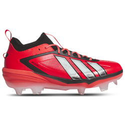 Men's - adidas Adizero Impact 3.0 TPU ART - Silver Metallic/Lucid Red/Core Black