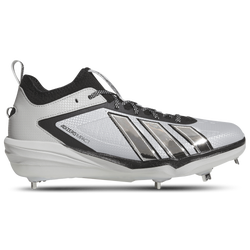 Men's - adidas Adizero Impact 3.0 BSB ART - Silver Metallic/Core Black/Team Light Grey