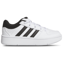 Boys' Preschool - adidas Hoops Classic Elastic Lace - Footwear White/Core Black/Orbit Grey