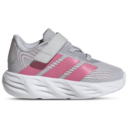 Boys' Toddler - adidas Galaxy 8 Elastic Lace & Hook - Lgh Solid Grey/Pink Fusion/Clear Pink