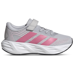 Boys' Preschool - adidas Galaxy 8 Elastic Lace - Light Solid Grey/Clear Pink/Pink Fusion