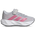 adidas Galaxy 8 Elastic Lace - Boys' Preschool Light Solid Grey/Clear Pink/Pink Fusion
