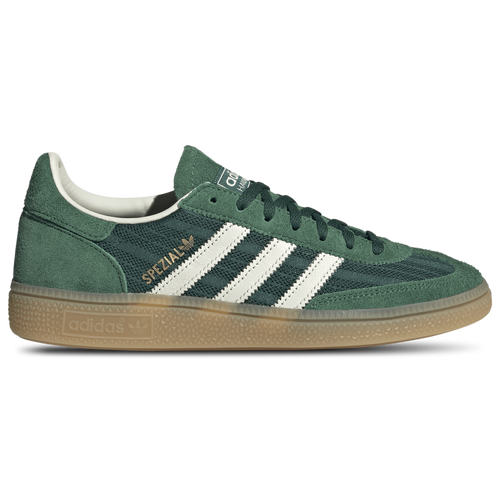 WOMENS - adidas Originals Handball Spezial - Off White/Collegiate Green Blanch