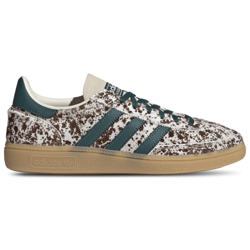 WOMENS - adidas Originals Handball Spezial - Off White/Rich Green Dark Brown