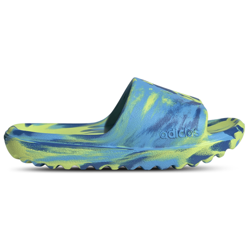  - adidas Adilette Lumia - Solar Slime/Lucid Aquamarine Team Royal Blue