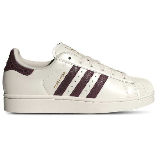 WOMENS - adidas Originals Superstar II - Off White/Maroon Gold Met