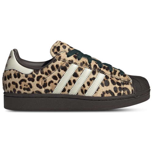 WOMENS - adidas Originals Superstar II - Dark Brown/Ivory Gold Met