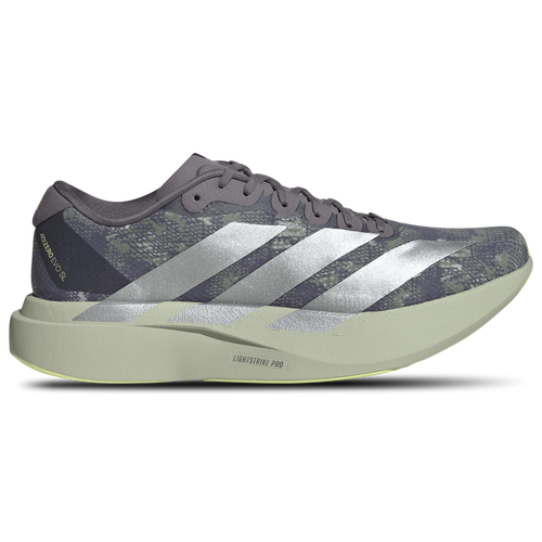 MENS - adidas Adizero Evo SL 2 - Halo Green/Matte Silver Semi Frozen Lemon