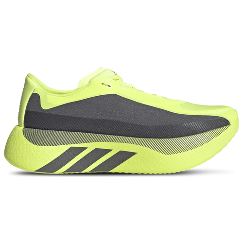Mens adidas Hyperboost Edge - Running Shoes - Hi Res Yellow / Iron Mtlc / Gray Five Size 9.5