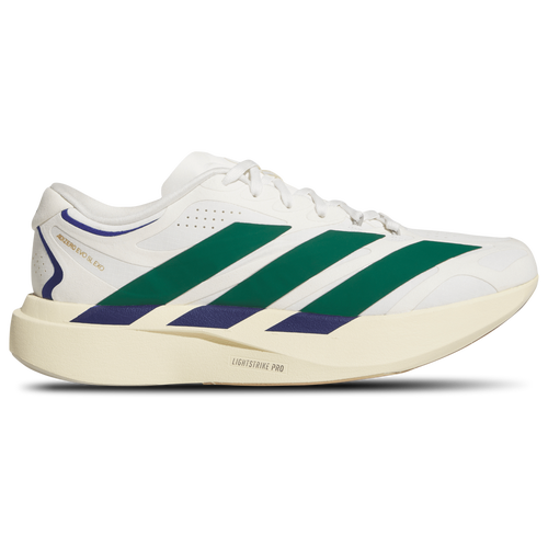  - adidas adizero Evo SL Exo Suede - Core White/Collegiate Green Cream