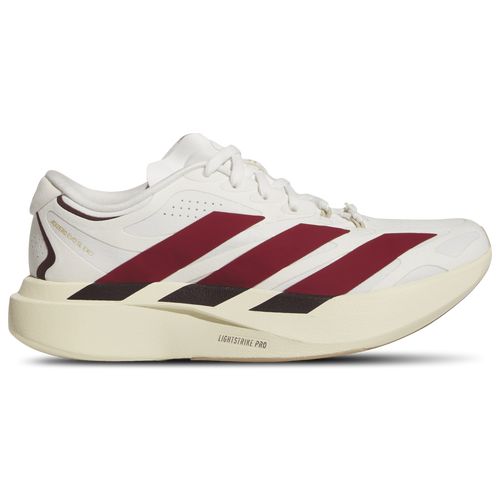 adidas adizero Evo SL Exo Suede - Adidas Core White/Team Victory Red Cream