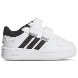 Boys' Toddler - adidas Hoops Classic Hook and Loop - Footwear White/Core Black/Core Black