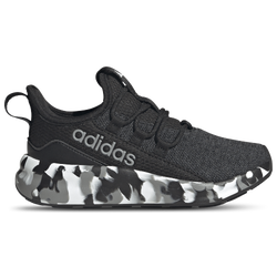 Boys' Grade School - adidas Lite Racer Adapt 8.0 Elastic Lace - Core Black/Grey/Carbon