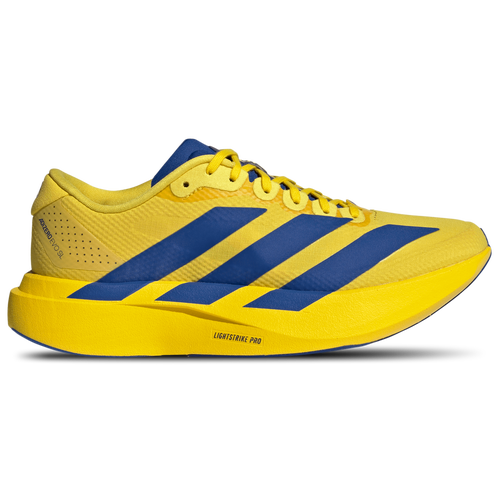 WOMENS - adidas Adizero Evo SL - Yellow/Team Royal Blue Iron Met